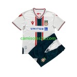 Camisolas de futebol Wrexham Criança Equipamento Alternativa 2023/24 Manga Curta